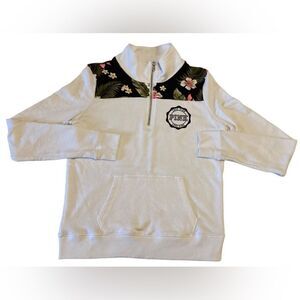 PINK Victoria’s Secret White Sweatshirt Small